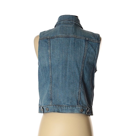 Levi's Blue Denim Vest - Picture 2 of 6